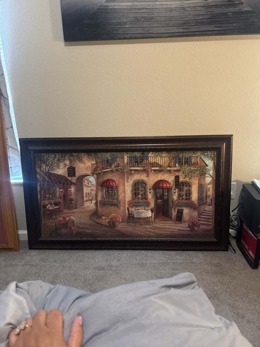 Ruane Manning Gino's Pizzaria Framed Textured Canvas Wall Art